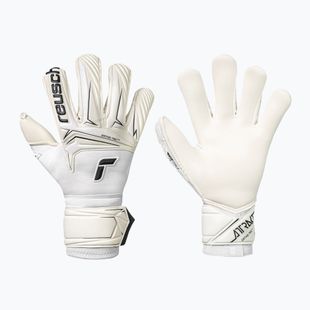 Goalkeeper gloves Reusch Attrakt Gold X Ortho-Tec white