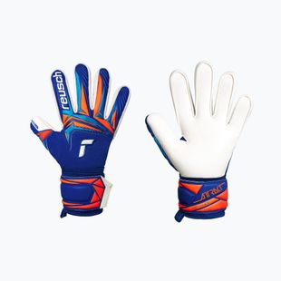 Goalkeeper gloves Reusch Attrakt Advance sharp blue/white/shocking orange