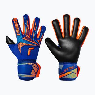 Goalkeeper gloves Reusch Attrakt Freegel Duo NC sharp blue/shocking orange/black