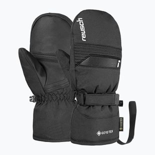 Children's ski gloves Reusch Rocket GORE-TEX black/white