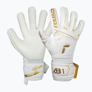 Goalkeeper gloves Reusch Unai World Champion white/gold