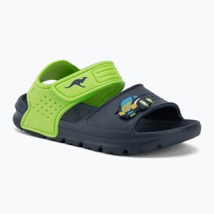 Children's sandals Kangaroos KangaSwim II dk navy/lime