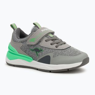 KangaROOS KD-Gym EV vapor grey/neon green children's shoes