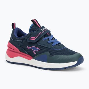 KangaROOS KD-Gym EV dark navy/fandango pink children's shoes