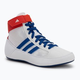 adidas Havoc children's wrestling shoes white blue red
