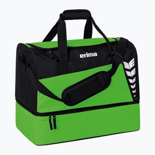 Training bag ERIMA Six Wings Sports Bag With Bottom Compartment 35 l green/black