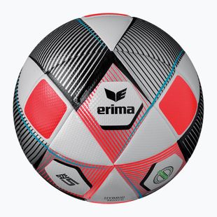 ERIMA Hybrid Match silver/fiery-coral football size 5