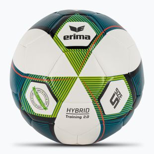 ERIMA Hybrid Training 2.0 football mykonos blue/lime size 5