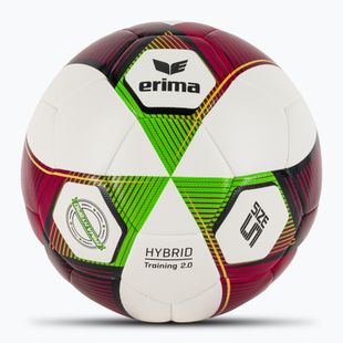 ERIMA Hybrid Training 2.0 red/green gecko football size 5