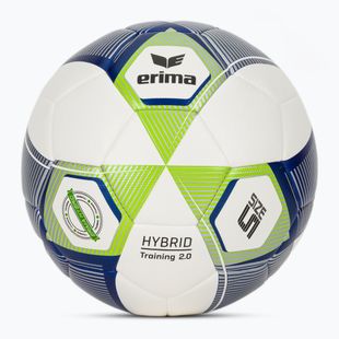 Football ERIMA Hybrid Training 2.0 size 5 metallic blue/silver/lime