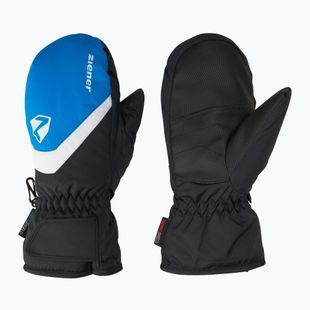 ZIENER Children's Ski Gloves Loriano Aquashield Mitten Persian blue