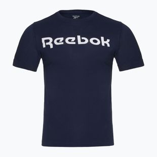 Men's T-shirt Reebok Gs Linear Read Tee vecnav/white