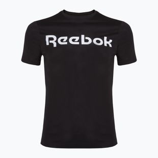 Men's T-shirt Reebok Gs Linear Read Tee black/white