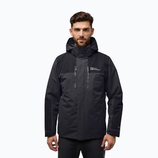 Jack Wolfskin men's Jasper 3In1 phantom jacket