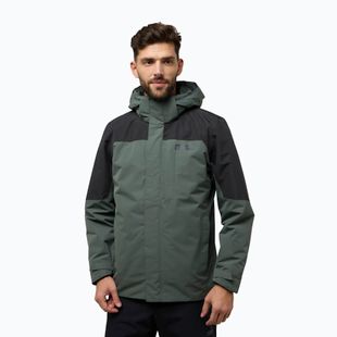 Jack Wolfskin men's Romberg 3In1 jacket slate green