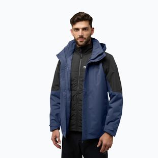 Jack Wolfskin men's jacket Romberg 3In1 midnight sky
