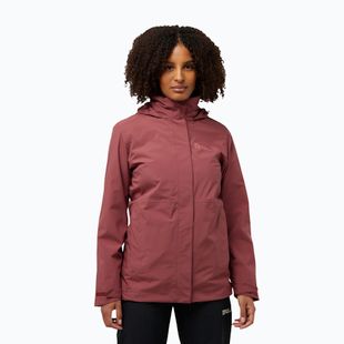 Jack Wolfskin women's Rotwand 3In1 fleece sweatshirt red ochre