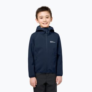 Jack Wolfskin children's softshell jacket Fourwinds night blue