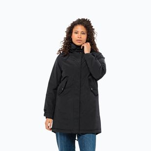 Jack Wolfskin women's winter jacket Talforst Parka black