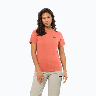 Women's trekking t-shirt Jack Wolfskin Essential warm amber