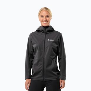 Jack Wolfskin women's softshell jacket Feldberg Hoody black