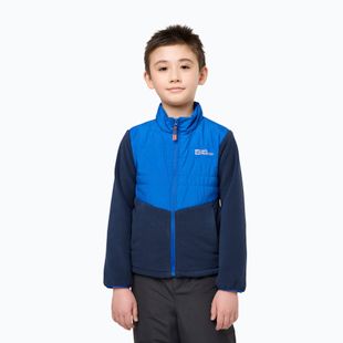 Jack Wolfskin Haldor Hybrid crisp cobalt children's jacket