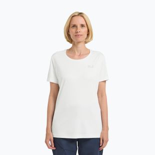 Women's trekking T-shirt Jack Wolfskin Tech T stark white