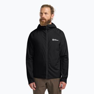 Men's wind jacket Jack Wolfskin Prelight Octa black