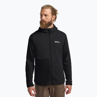 Men's trekking sweatshirt Jack Wolfskin Prelight Trail Hoody black