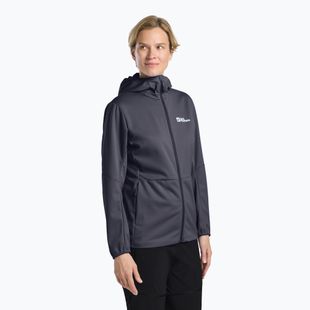 Women's softshell jacket Jack Wolfskin Feldberg Hoody graphite