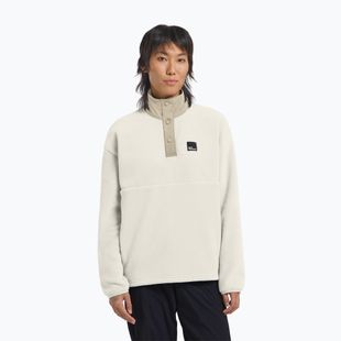 Women's fleece sweatshirt Jack Wolfskin Sumetro Half Zip cotton white