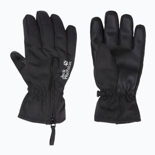 Children's trekking gloves Jack Wolfskin Easy Zip black