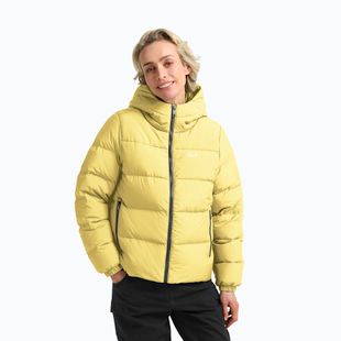 Women's down jacket Jack Wolfskin Frozen Palace lemon ice