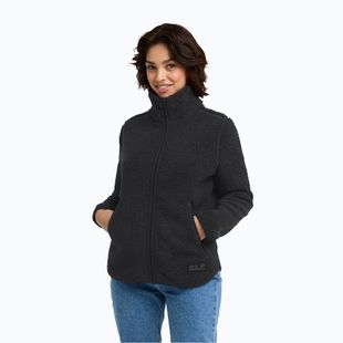 Women's trekking sweatshirt Jack Wolfskin High Curl black
