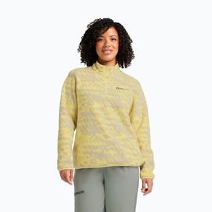 Women's trekking sweatshirt Jack Wolfskin Big Sky Half Zip lemon ice