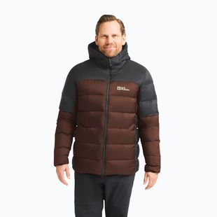 Men's down jacket Jack Wolfskin Nebelhorn Down Hoody hot choc