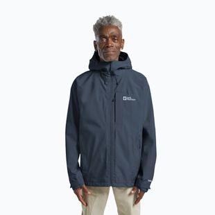 Men's rain jacket Jack Wolfskin Tempest 2l midnight sky