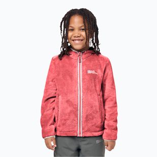 Children's trekking sweatshirt Jack Wolfskin Nepali sunset coral