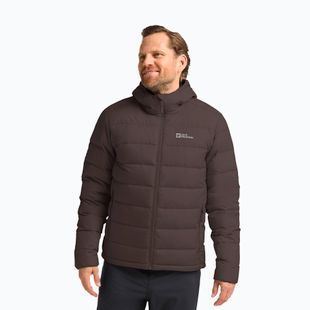 Men's down jacket Jack Wolfskin Ather Down Hoody peat