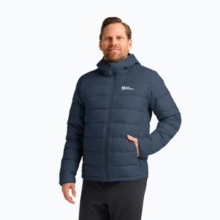 Men's down jacket Jack Wolfskin Ather Down Hoody midnight sky/dark navy