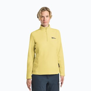 Women's trekking sweatshirt Jack Wolfskin Taunus Hz lemon ice