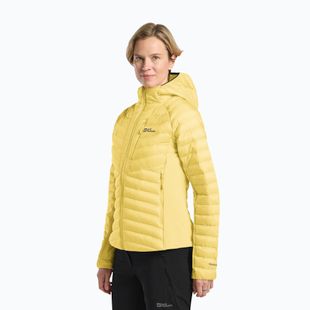 Women's insulated jacket Jack Wolfskin Routeburn Pro Ins lemon ice
