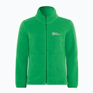 Children's fleece sweatshirt Jack Wolfskin Taunus mystic green