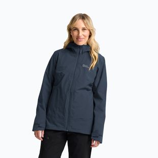 Women's 3in1 jacket Jack Wolfskin Moonrise 3In1 midnight sky
