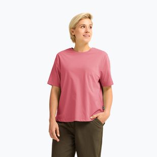 Women's trekking T-shirt Jack Wolfskin Travel T evening rose