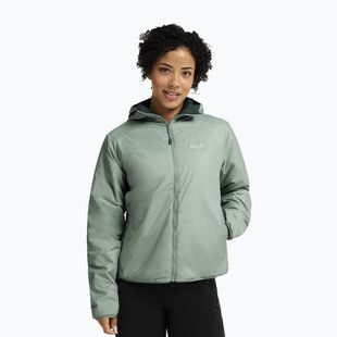 Women's insulated jacket Jack Wolfskin Trail Light Ins 2IN1 green zinnia