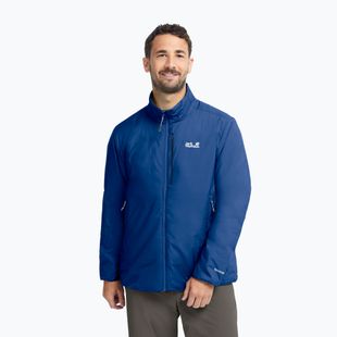 Men's insulated jacket Jack Wolfskin Trail Light Ins 2IN1 blue orchid