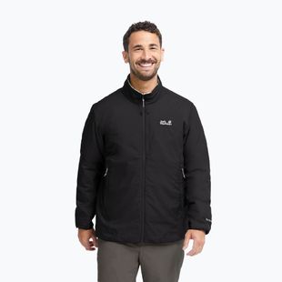 Men's insulated jacket Jack Wolfskin Trail Light Ins 2IN1 black