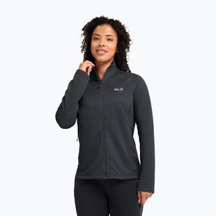 Women's fleece sweatshirt Jack Wolfskin Anytrail Full Zip phantom