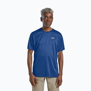 Men's trekking T-shirt Jack Wolfskin Tech T blue orchid